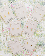 Screwback Stud Earrings - Tulip Cowgirl Boot