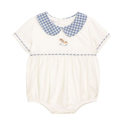 Rocking horse Gingham bubble