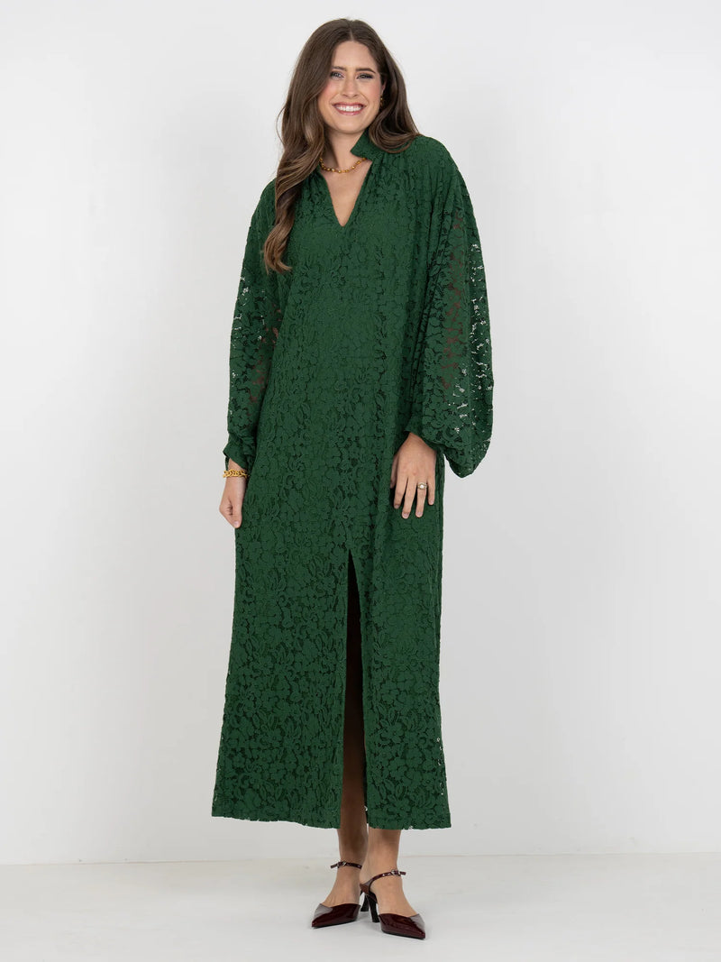 Fiona Dress- Eden green