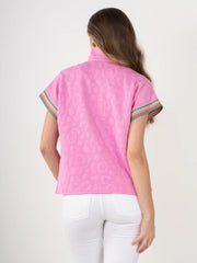 Poppy pullover- magenta cheetah