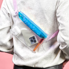 Phone Fanny Pack (Iridescent) - Phone Pouch: Iridescent