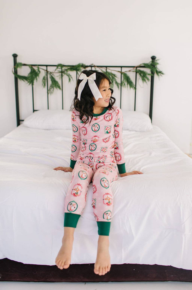 2 piece Bamboo Pajama in Reindeer