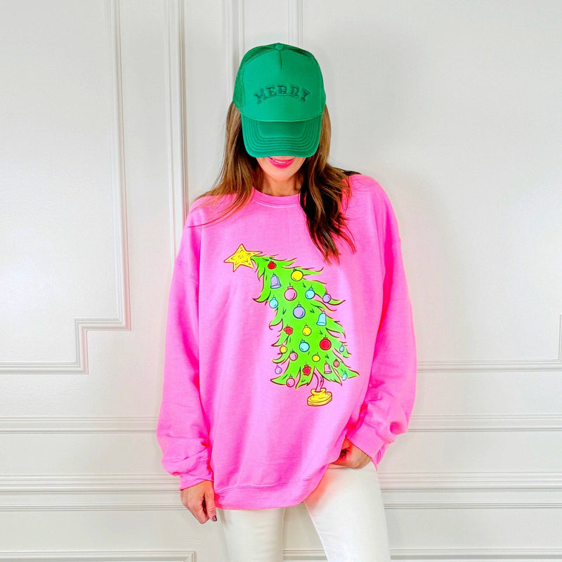 Grinch Tree Youth & Adult Sweatshirt