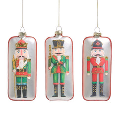 5.75” nutcracker rectangle ornament