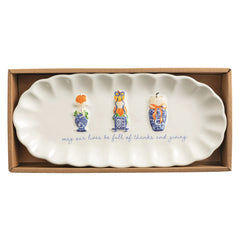 Pumpkin Topiary sentiment tray