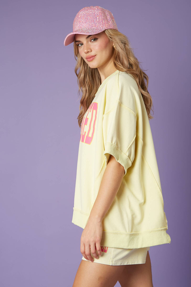 'Sunkissed' Mineral Washed Short set