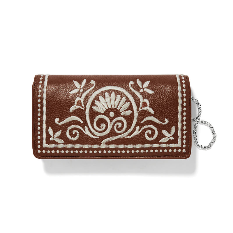 Bourbon Interlock Harmony embroidered Wallet