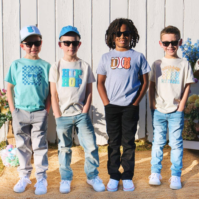 Easter Bunny Smiley Short Sleeve T-Shirt