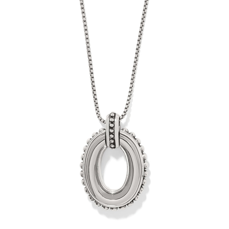 Pretty tough link pendant necklace