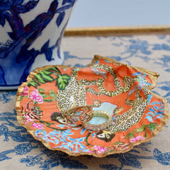 Tropical Monkey 2 Shell Jewelry and Trinket Dish