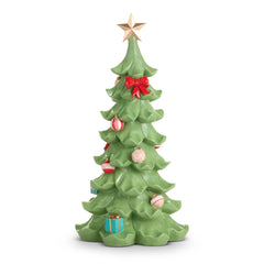 17.75” ruffled candy and bow tree