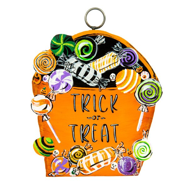Trick or treat bag charm