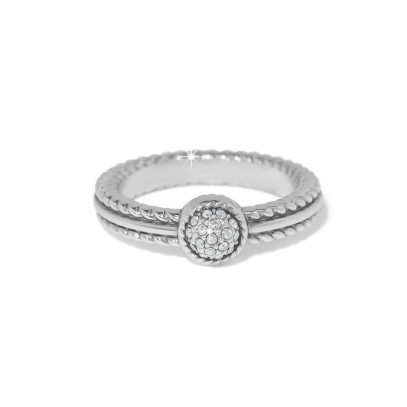 Illumina Celeste silver ring