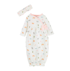 Farm print take me home gown