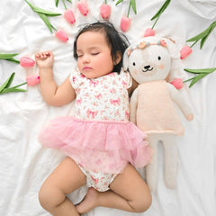 Ditsy Floral Short Sleeve Tutu Bodysuit