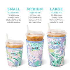 Sea Swirl Iced Cup Coolie (Medium)