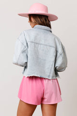 Sequin Tiger Denim Jacket