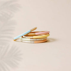 Pastel Seaside Bangle Set