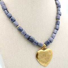 Indigo Mae Necklace, 17"