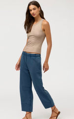 Tea garden barrel leg pant