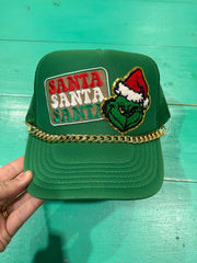 Grinch Christmas Trucker (CHAIN NOT INCLUDED)