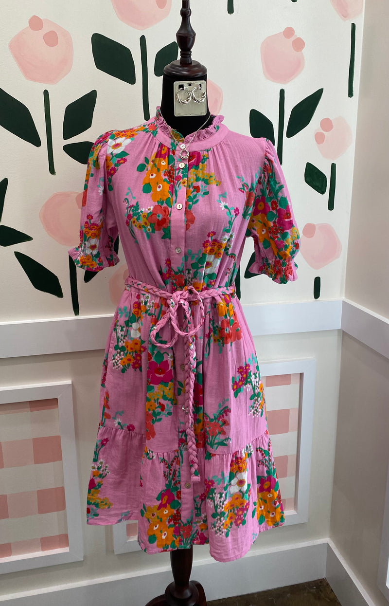 Floral Guaze Dress