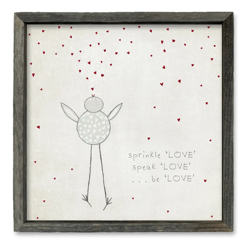 Sprinkle love shelf sitter 5X5