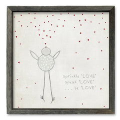 Sprinkle love shelf sitter 5X5