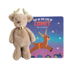 Christmas plush and book set