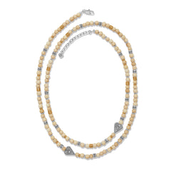 Love messages long necklace