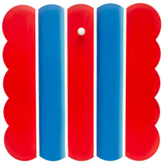 Red White and blue scalloped display board ( Charm on board not included)