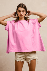 Oversized Short sleeve top