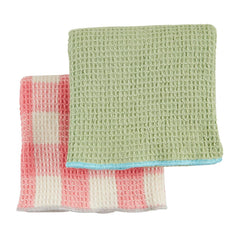 Colorful waffle towel