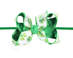 1/4" PANTHOSE HEADBAND W/ LUCKY BOW