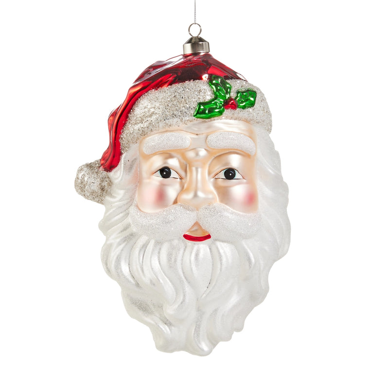 10.5” Santa head ornament