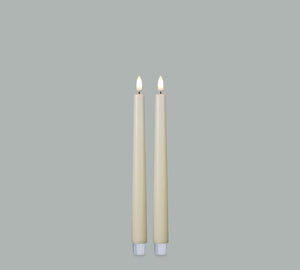 Candle Patria 11” Ivory Tapered (set of 2)