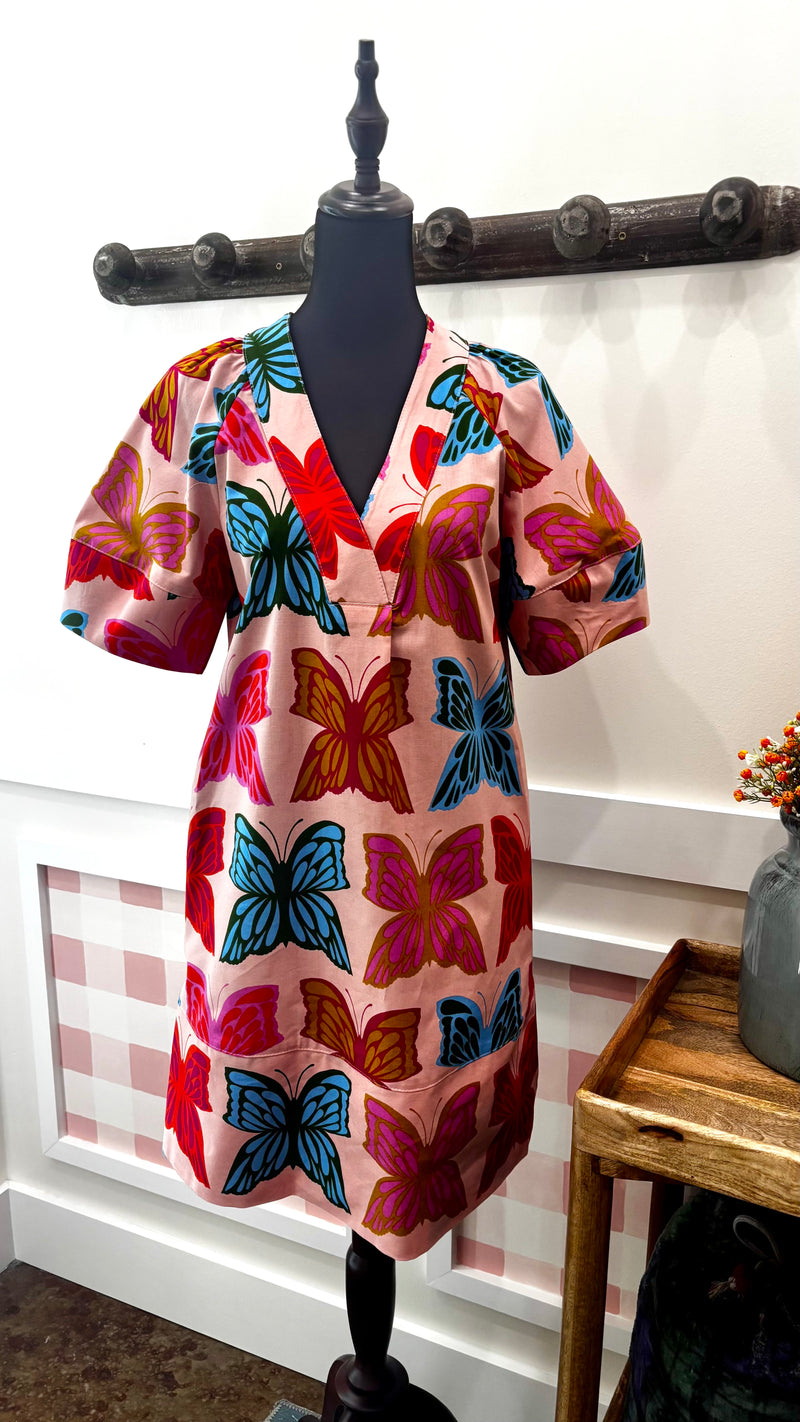 Butterflies Shift dress