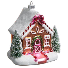 5” gingerbread house ornament