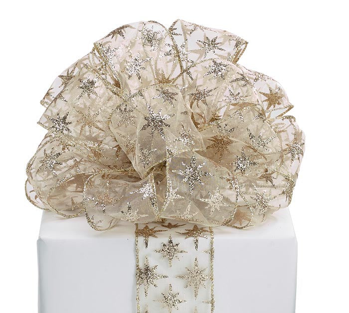 Ribbon 100 Gold starburst