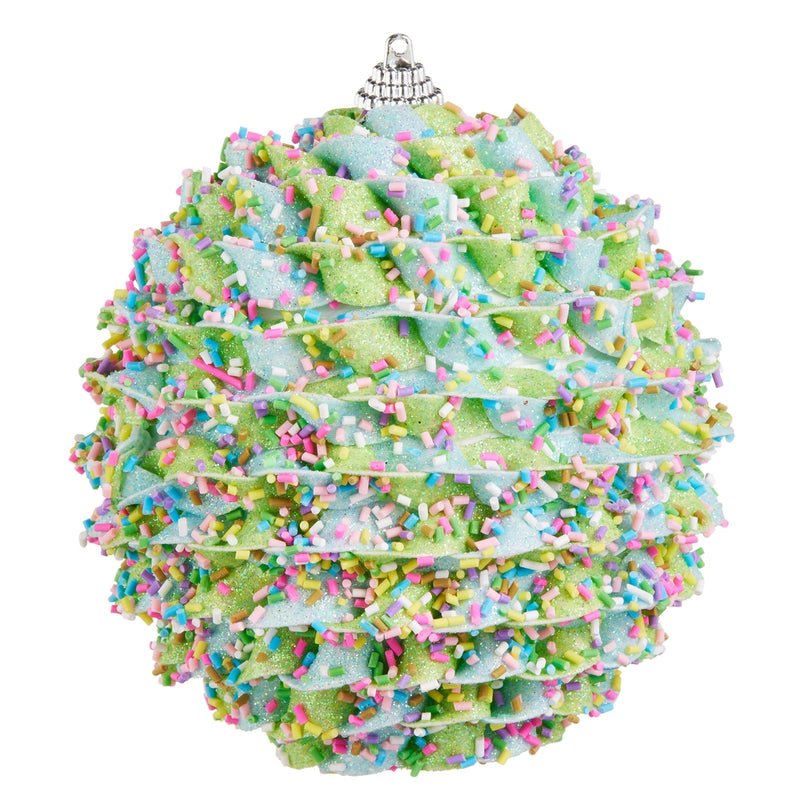 5” sprinkle ball ornament