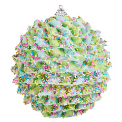 5” sprinkle ball ornament