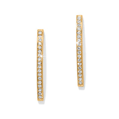 Merdian Geo Gold Bar post-earring