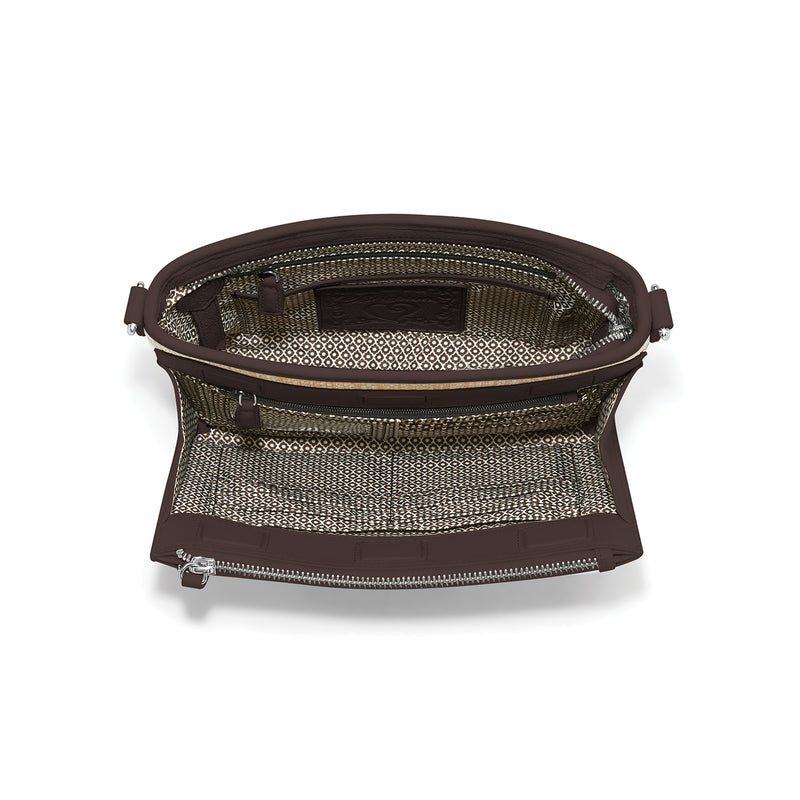Natural /Cocoa Jordyn Straw bag