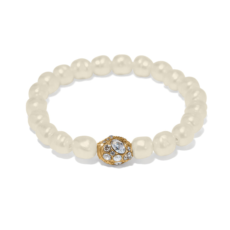 Trust your journey pearl stretch bracelet
