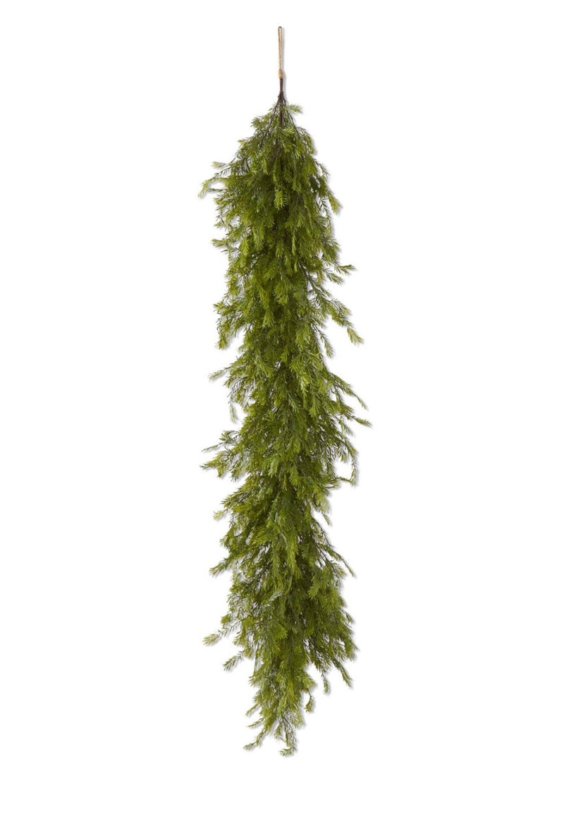 80” dark green fir pine garland