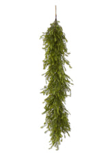 80” dark green fir pine garland