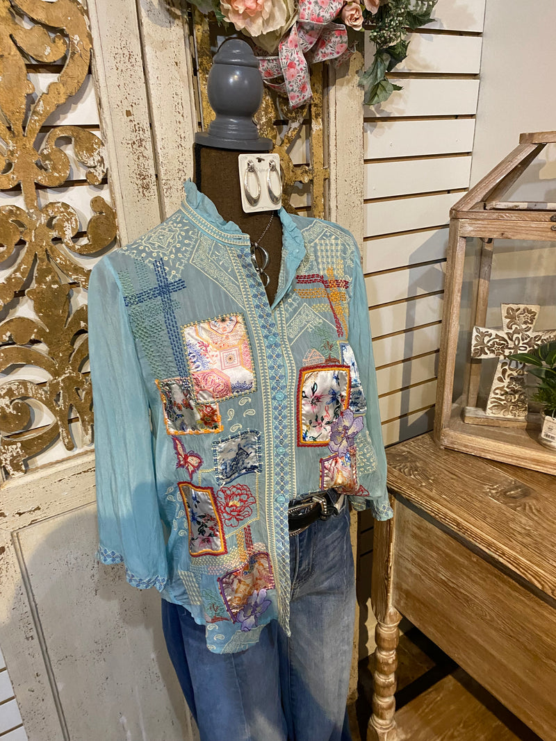 Somalia Shirt- Marine Blue