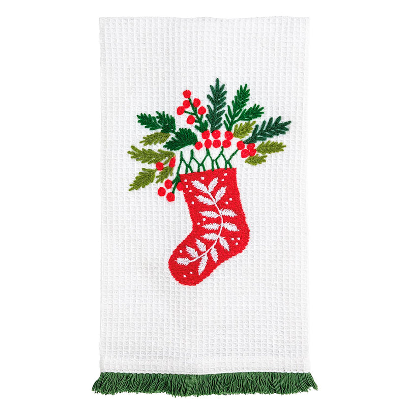 Waffle holiday towel