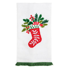 Waffle holiday towel