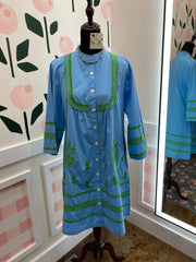 Medallion Embroidered Dress